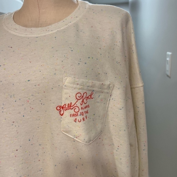 Saltrock Live For The Open Spaces Oversized Confetti Crew Neck Sweatshirt - Picture 3 of 16